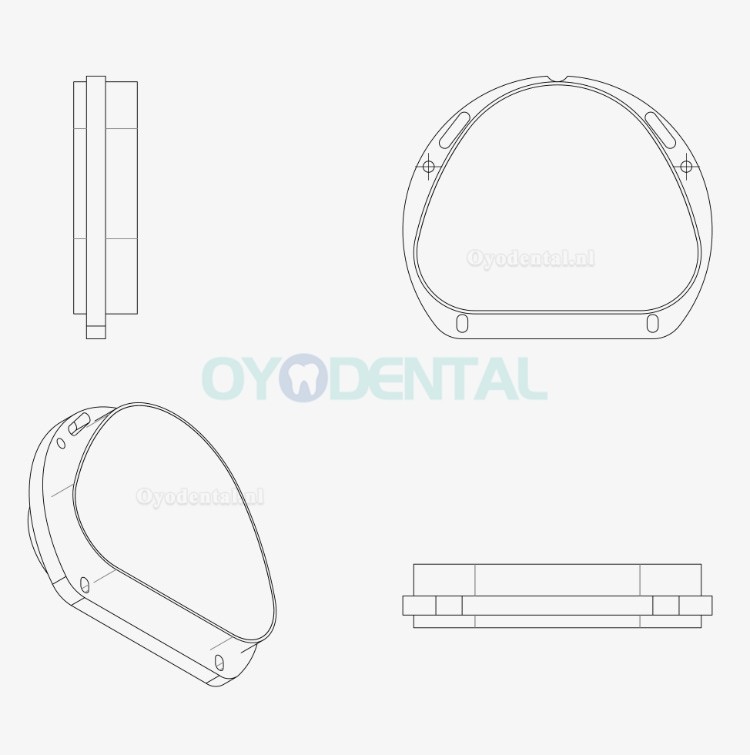 1 Stks Tandheelkundige ST/HT Zirconia Blok voor Amann Girrbach Systeem Prothese Tanden Cad Cam Blok